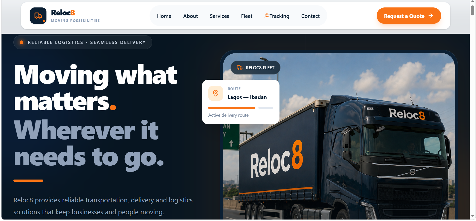 Homepage preview
